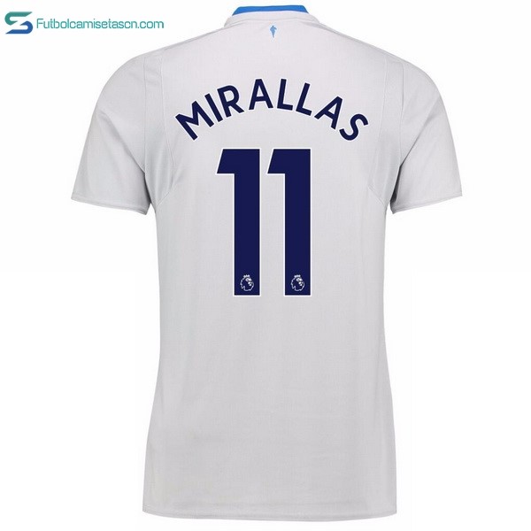 Camiseta Everton 2ª Mirallas 2017/18